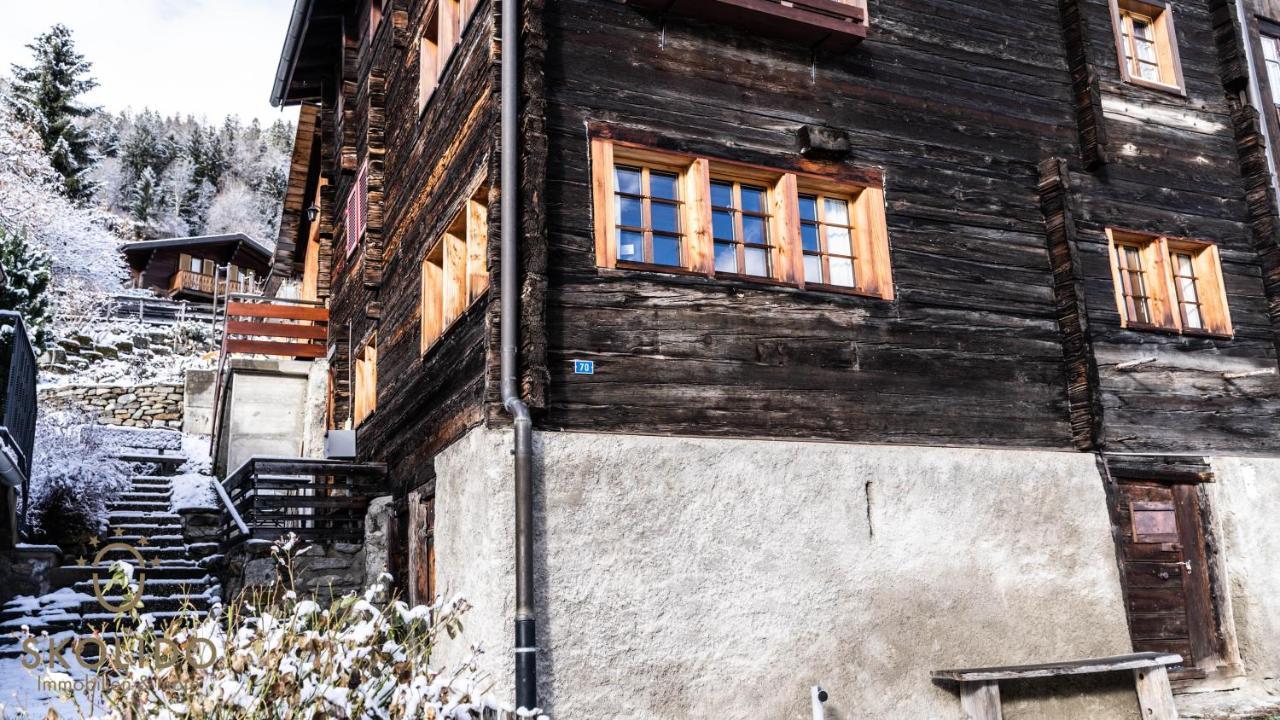 Heimeliges Walliserhaus Fiesch Ngoại thất bức ảnh